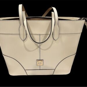 Dooney & Bourke Cream Tote Bag